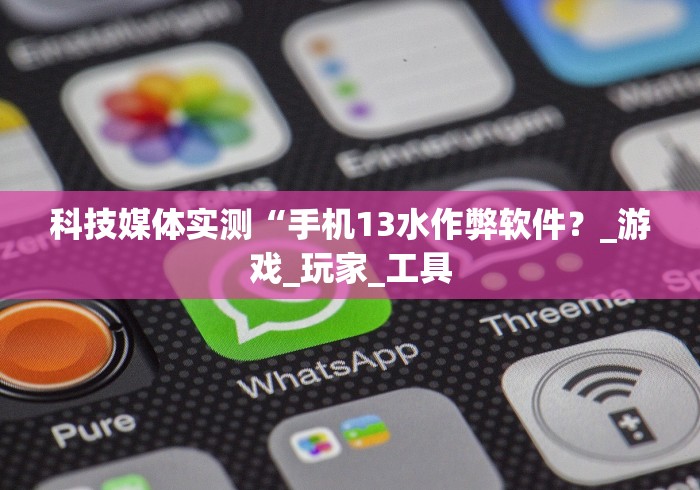 科技媒体实测“手机13水作弊软件？_游戏_玩家_工具