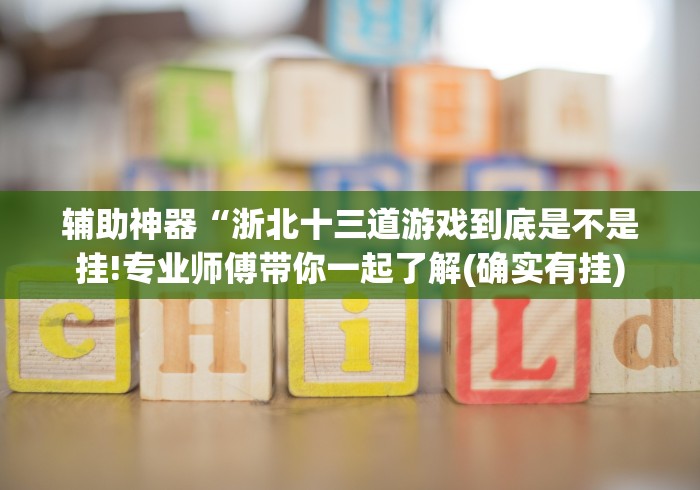 辅助神器“浙北十三道游戏到底是不是挂!专业师傅带你一起了解(确实有挂)