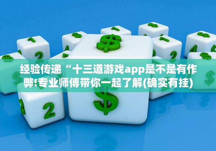 经验传递“十三道游戏app是不是有作弊!专业师傅带你一起了解(确实有挂)