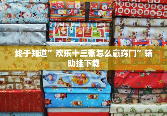 终于知道”欢乐十三张怎么赢窍门”辅助挂下载