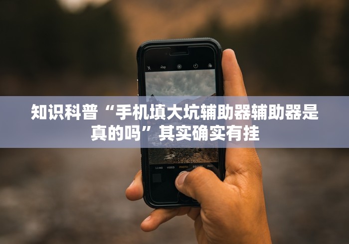 知识科普“手机填大坑辅助器辅助器是真的吗”其实确实有挂